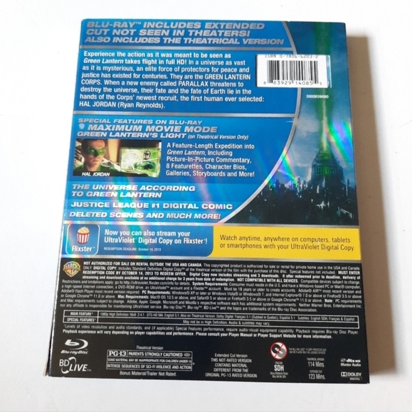 Green Latern DVD & Blu-Ray Extend Cut - Picture 3 of 3